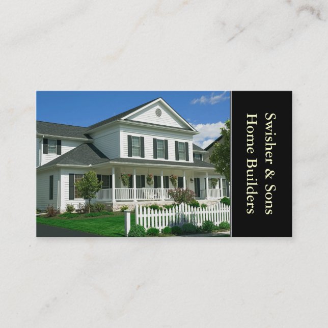 Home Builders Business Card (Front)