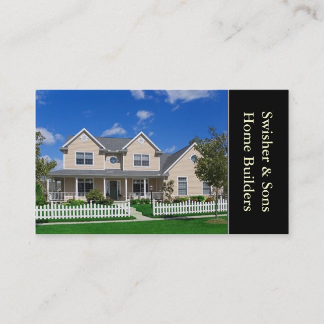 Home Builders Business Card (Front)