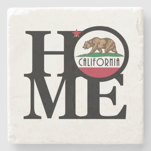 HOME California Stone Coaster (Front)