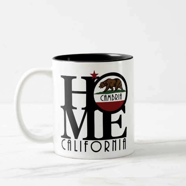 HOME Cambria California 11oz Two-Tone Coffee Mug (Left)