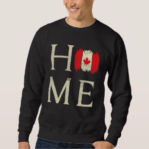 Home Canada Day Maple Proud Canadian Flag Canada Sweatshirt