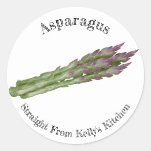 Home Canning Business Asparagus Food Label