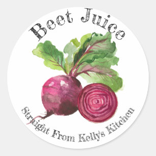 Home Canning Business Beet Juice Food Label