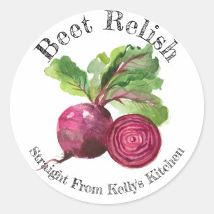 Home Canning Business Beet Relish Food Label