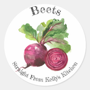 Home Canning Business Beets Food Label