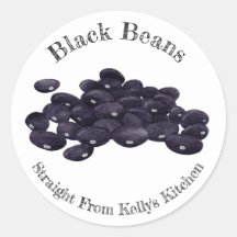 Home Canning Business Black Beans Food Label