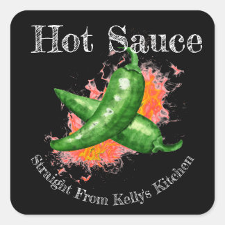 Home Canning Business Hot Sauce Food Label