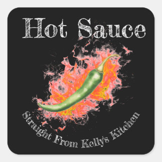 Home Canning Business Hot Sauce Food Label