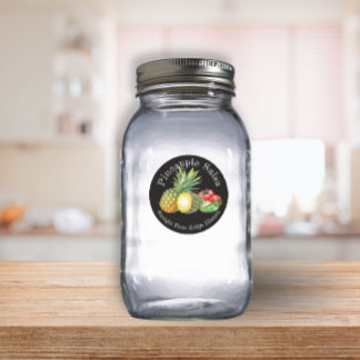 Home Canning Business Pineapple Salsa Food Label 