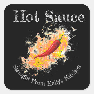 Home Canning Business Reaper Hot Sauce Food Label