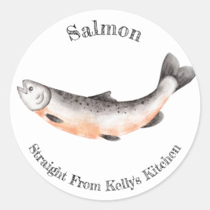 Home Canning Business Salmon Food Label