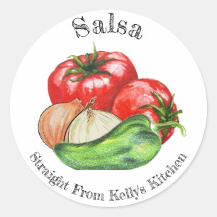 Home Canning Business Tomato Salsa Food Label