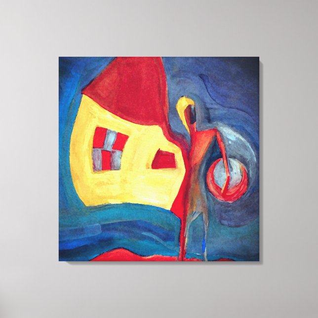 Home Canvas Print (Front)