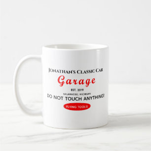 Home Car Mechanic Garage Flying Tools Coffee Mug