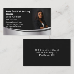 Home Care and Nursing Services Business Card
