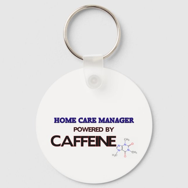 Home Care Manager Powered by caffeine Key Ring (Front)