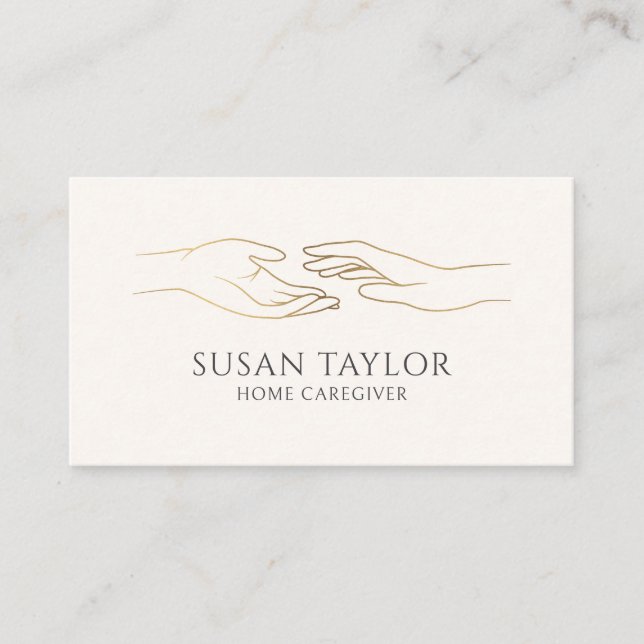 Home Caregiver Business Card (Front)