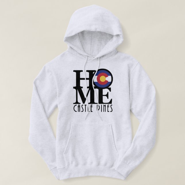 HOME Castle Pines Colorado Hoodie (Design Front)