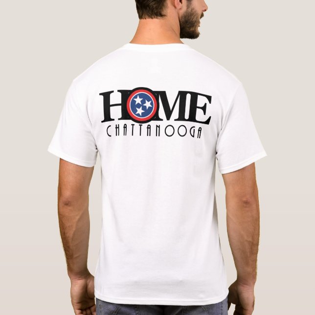 HOME Chattanooga (Back Print) T-Shirt (Back)
