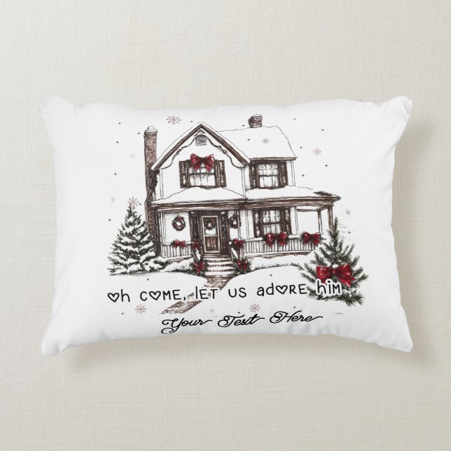 Home Christmas  Decorative Cushion (Front)
