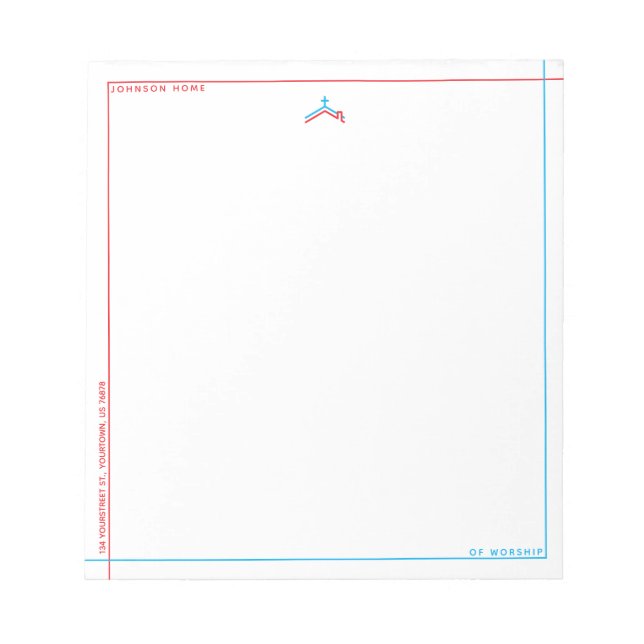 Home Church Notepad (Front)