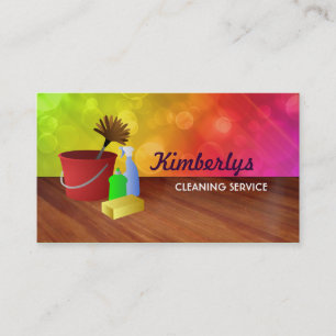 Home Cleaning Business Cards