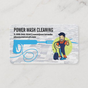 Home Cleaning   Power Washing   Carpet Cleaners Business Card