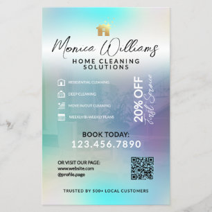 Home cleaning service modern Flyer