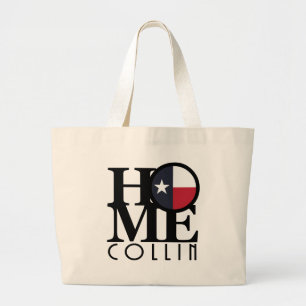 HOME Collin Texas Large Tote Bag