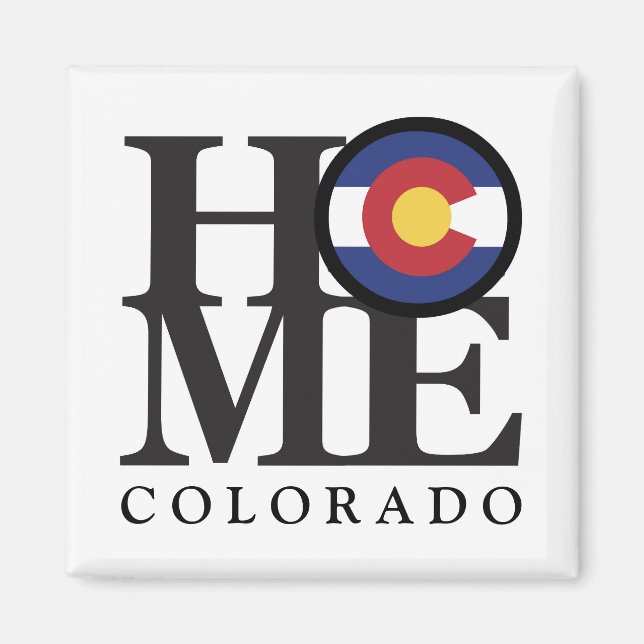 HOME Colorado 4x4" Magnet (Front)