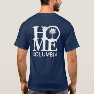 HOME Columbia South Carolina (back print) T-Shirt