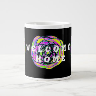 HOME COMING WELCOME ART DECOR LARGE COFFEE MUG