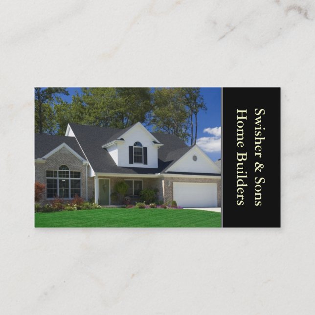 Home Construction Business Card (Front)