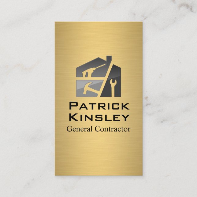 Home Construction | Contractor Business Card (Front)
