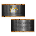 Home Construction Tools Logo | Metal and Wood
