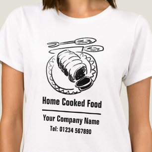 Home Cooked Food & Cooked Meals Business. T-Shirt