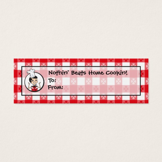 Home Cookin' Custom Gift Tags (Front)