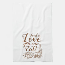 Home Cooking Script Kitchen Towel