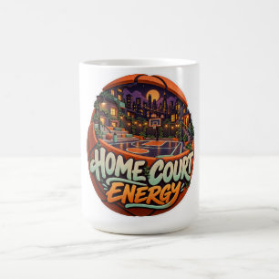 Home Court Energy Basketball City Coffee Mug