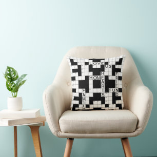 Home Crossword Puzzle Cushion