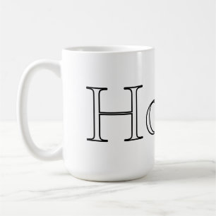 Home Custom Word Coffee Mug – Editable Text