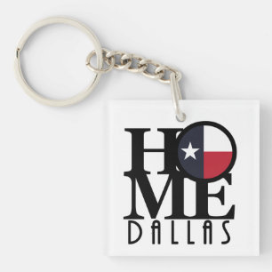 HOME Dallas Texas Key Ring