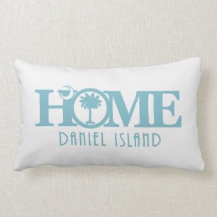 HOME Daniel Island (medium light blue) Lumbar Cushion
