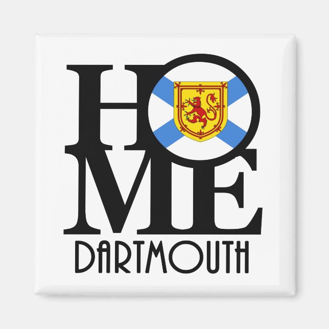 HOME Dartmouth Nova Scotia Magnet (Front)