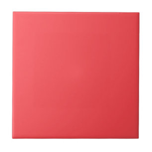 Home Decor Accents Bright Salmon Pink Tile