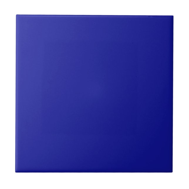 Home Decor Accents Cobalt Blue Tile (Front)