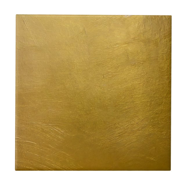 Home Decor Accents Gold Paint Tile (Front)