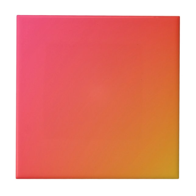 Home Decor Accents Sunrise Coral Tile (Front)
