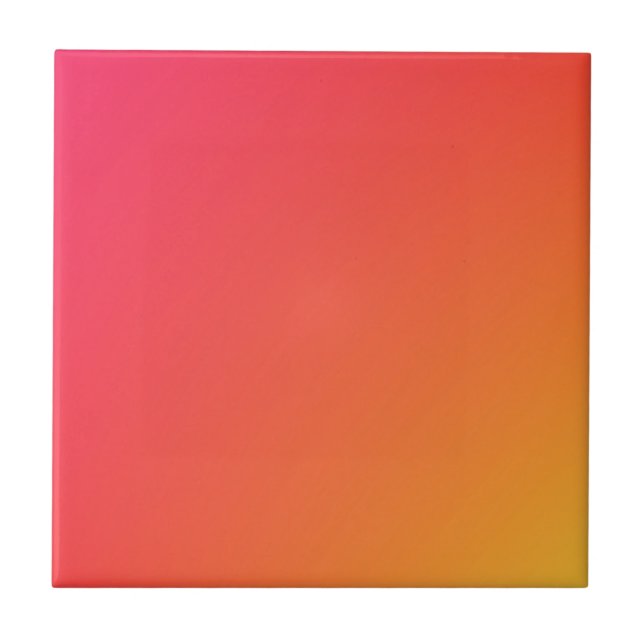 Home Decor Accents Sunrise Coral Tile (Front)