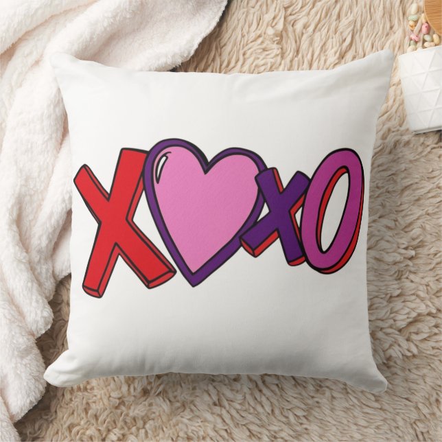 home decor gift, XOXO Pillow gift,valentine gift (Blanket)